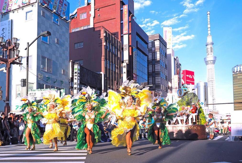 *301 Oshiage Sta 3Mins Walk! Wi-Fi Elevator Apartment โตเกียว ภายนอก รูปภาพ