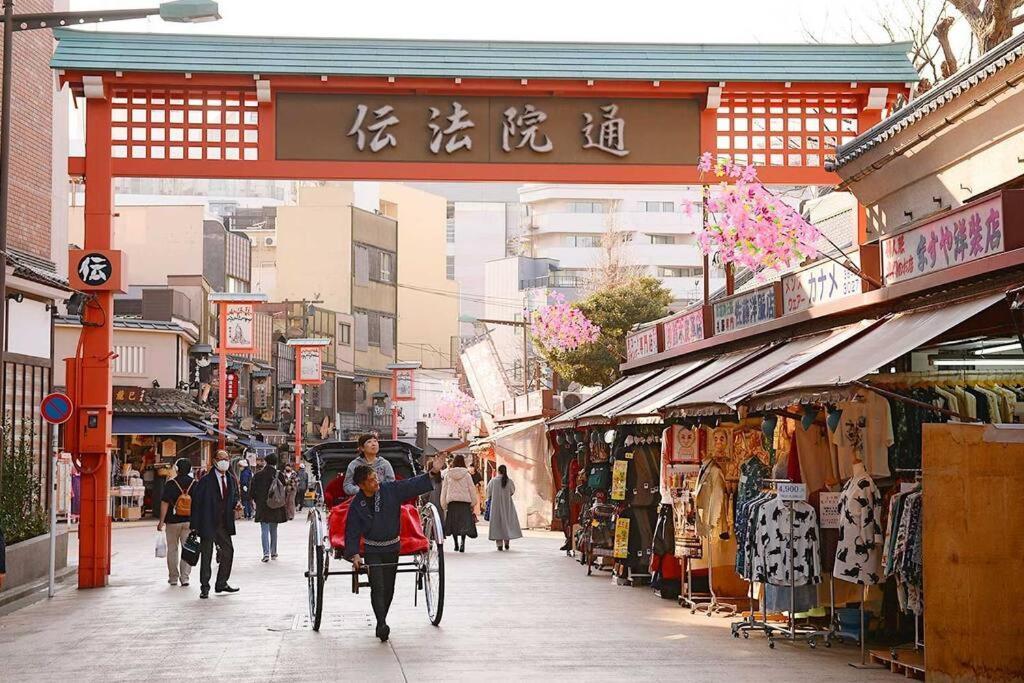 *301 Oshiage Sta 3Mins Walk! Wi-Fi Elevator Apartment โตเกียว ภายนอก รูปภาพ