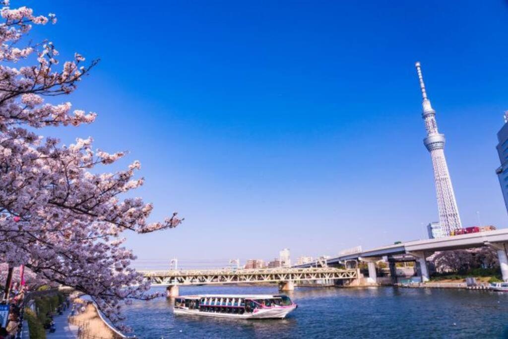 *301 Oshiage Sta 3Mins Walk! Wi-Fi Elevator Apartment โตเกียว ภายนอก รูปภาพ