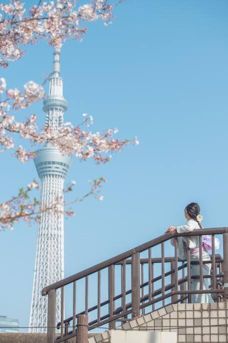 *301 Oshiage Sta 3Mins Walk! Wi-Fi Elevator Apartment โตเกียว ภายนอก รูปภาพ